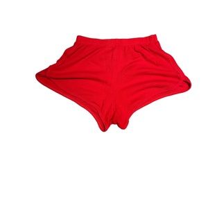 Brandy Melville Ruby Red Summer Shorts